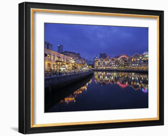 Clarke Quay, Singapore-Rex Butcher-Framed Photographic Print