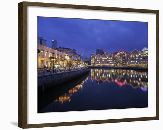 Clarke Quay, Singapore-Rex Butcher-Framed Photographic Print