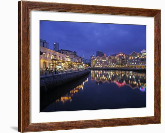 Clarke Quay, Singapore-Rex Butcher-Framed Photographic Print