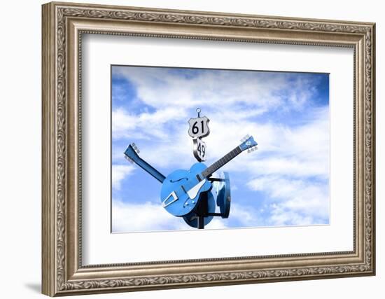 Clarksdale, Mississippi, Famous Blues Crossroads, Highways 61 And 49-John Coletti-Framed Photographic Print