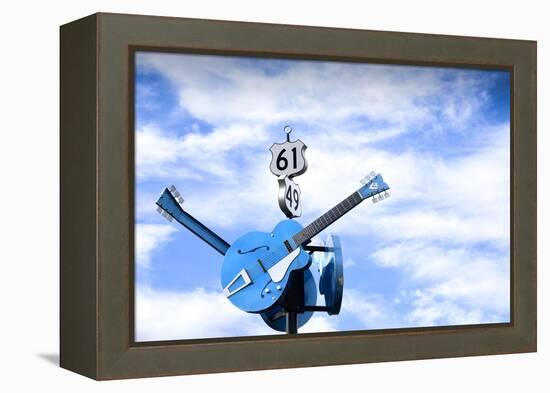 Clarksdale, Mississippi, Famous Blues Crossroads, Highways 61 And 49-John Coletti-Framed Premier Image Canvas