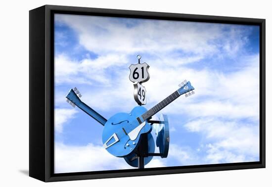 Clarksdale, Mississippi, Famous Blues Crossroads, Highways 61 And 49-John Coletti-Framed Premier Image Canvas