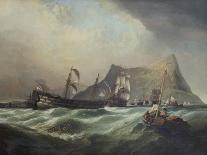 Neptune, Towing the Victory Into Gibraltar Harbour After the Battle of Trafalgar-Clarkson Stanfield-Giclee Print