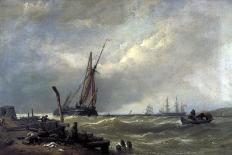 On the Texel, 1856-Clarkson Stanfield-Framed Giclee Print