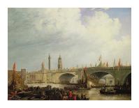 The Opening of London Bridge by King William IV and Queen Adelaide, 1831-Clarkson Stanfield-Giclee Print