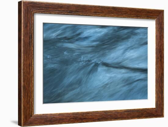 Clashing Waves Of Blue-Anthony Paladino-Framed Giclee Print