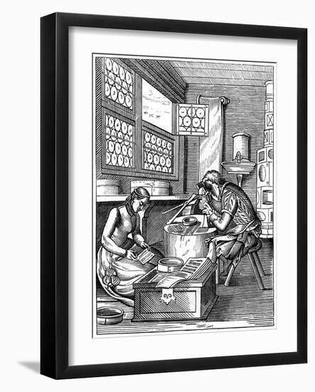 Clasp-Maker, 16th Century-Jost Amman-Framed Giclee Print