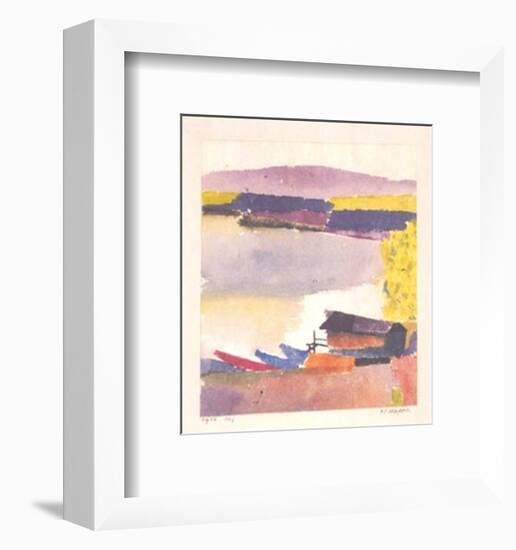 Class Harbor, c.1914-Paul Klee-Framed Art Print