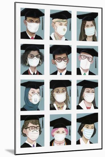 Class of 2020, 2020 (Acrylic on Illustration Board)-Anita Kunz-Mounted Giclee Print