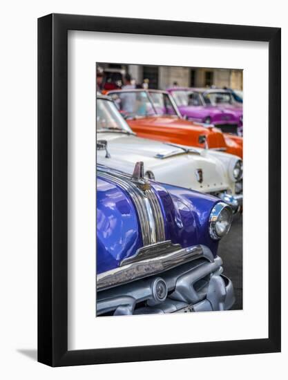 Classic 1950S American Car, La Habana Vieja, Havana, Cuba, West Indies, Caribbean, Central America-Alan Copson-Framed Photographic Print