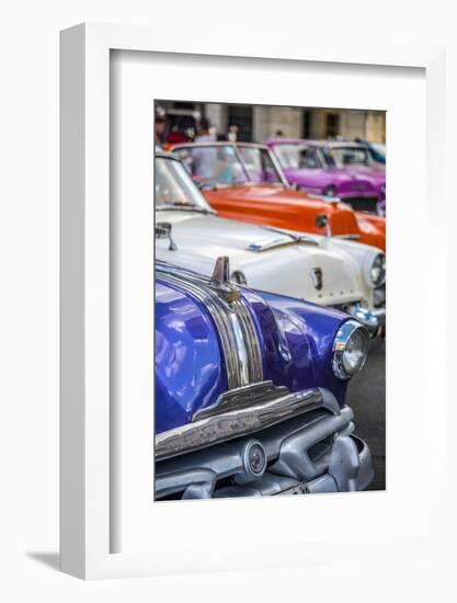 Classic 1950S American Car, La Habana Vieja, Havana, Cuba, West Indies, Caribbean, Central America-Alan Copson-Framed Photographic Print