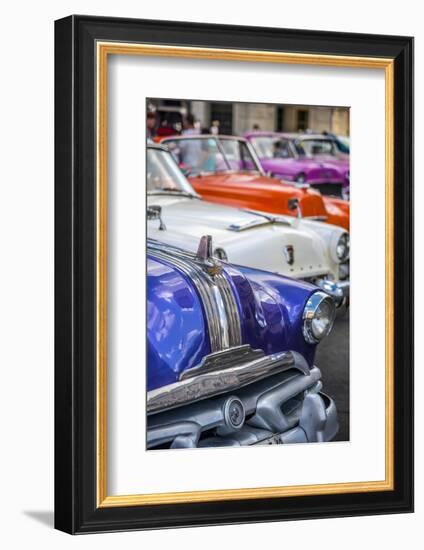 Classic 1950S American Car, La Habana Vieja, Havana, Cuba, West Indies, Caribbean, Central America-Alan Copson-Framed Photographic Print