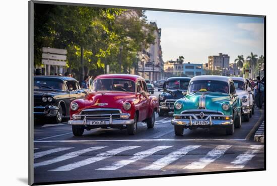 Classic 1950S American Cars, Cuba-Alan Copson-Mounted Photographic Print