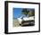 Classic 1959 White Cadillac Auto on Beautiful Beach of Veradara, Cuba-Bill Bachmann-Framed Photographic Print