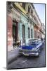 Classic 50s America Car in the Streets of Centro Habana, Havana, Cuba-Jon Arnold-Mounted Photographic Print