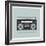 Classic 80S Boombox on Retro Background Detailed Vector Icon-Viktorus-Framed Art Print