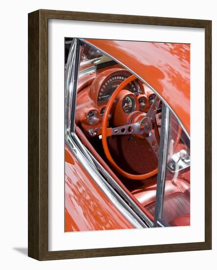 Classic American Automobile, Seattle, Washington, USA-William Sutton-Framed Photographic Print