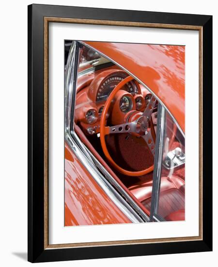 Classic American Automobile, Seattle, Washington, USA-William Sutton-Framed Photographic Print