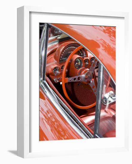 Classic American Automobile, Seattle, Washington, USA-William Sutton-Framed Photographic Print