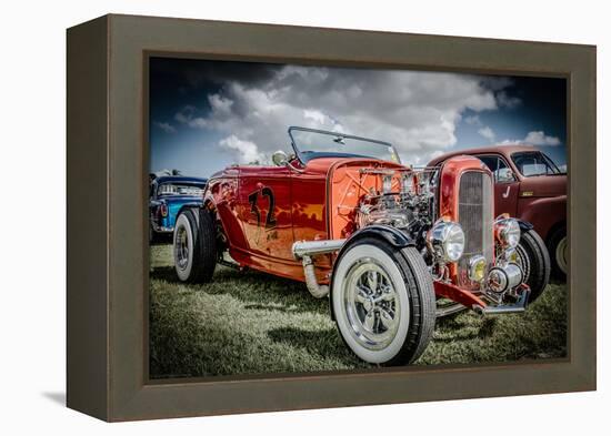 Classic American Automobile-David Challinor-Framed Premier Image Canvas
