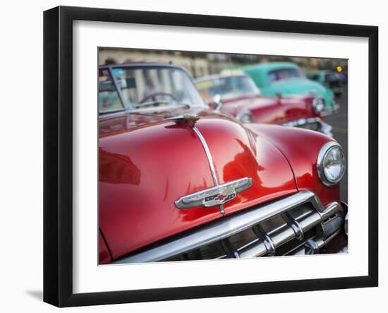 Classic American Car (Chevrolet), Havana, Cuba-Jon Arnold-Framed Photographic Print