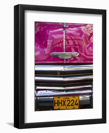 Classic American Car (Chevrolet), Havana, Cuba-Jon Arnold-Framed Photographic Print