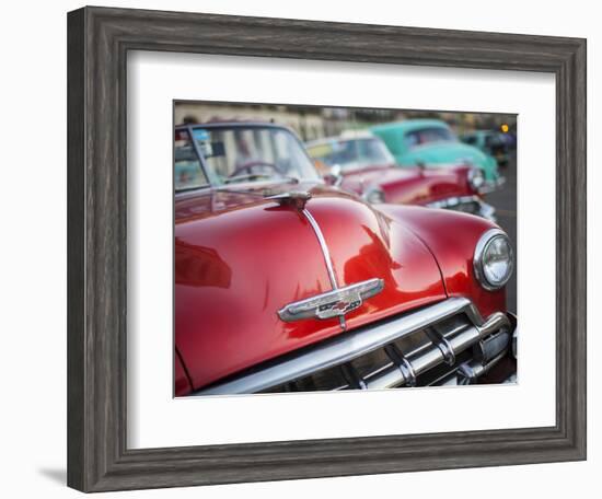 Classic American Car (Chevrolet), Havana, Cuba-Jon Arnold-Framed Photographic Print