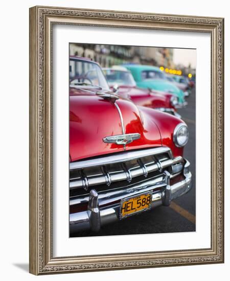 Classic American Car, Havana, Cuba-Jon Arnold-Framed Photographic Print