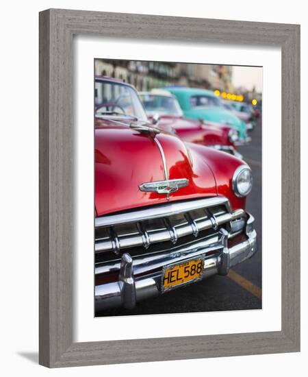 Classic American Car, Havana, Cuba-Jon Arnold-Framed Photographic Print