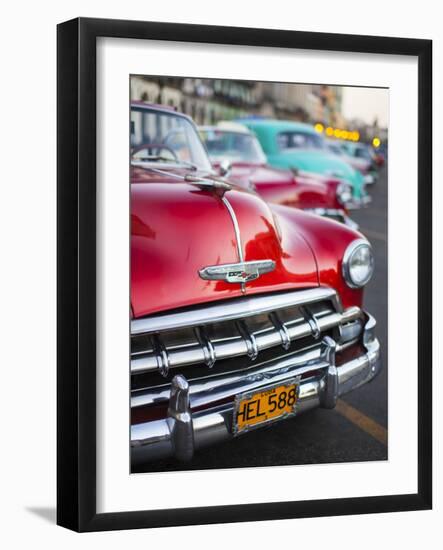 Classic American Car, Havana, Cuba-Jon Arnold-Framed Photographic Print
