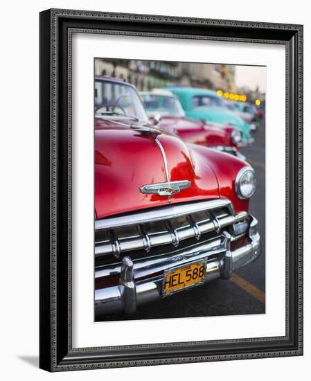 Classic American Car, Havana, Cuba-Jon Arnold-Framed Photographic Print