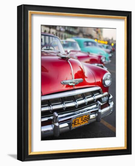 Classic American Car, Havana, Cuba-Jon Arnold-Framed Photographic Print