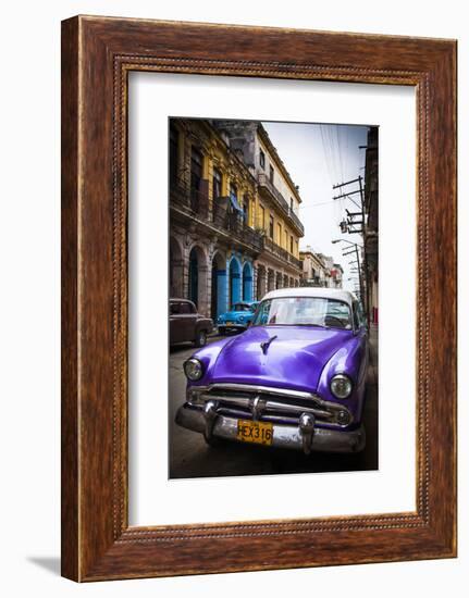 Classic American Car, Havana, Cuba-Jon Arnold-Framed Photographic Print