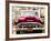 Classic American car in Habana, Cuba-Gasoline Images-Framed Art Print