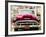 Classic American car in Habana, Cuba-Gasoline Images-Framed Art Print