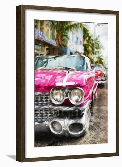 Classic American Car IV - In the Style of Oil Painting-Philippe Hugonnard-Framed Giclee Print
