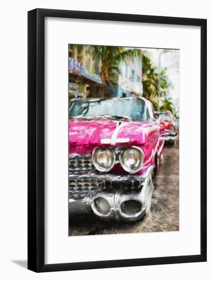 Classic American Car IV - In the Style of Oil Painting-Philippe Hugonnard-Framed Giclee Print