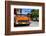 Classic American Car on South Beach, Miami.-vent du sud-Framed Photographic Print