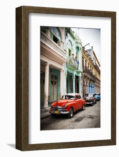 Classic American Car (Plymouth), Havana, Cuba-Jon Arnold-Framed Photographic Print