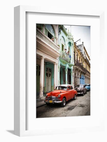 Classic American Car (Plymouth), Havana, Cuba-Jon Arnold-Framed Photographic Print