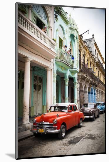 Classic American Car (Plymouth), Havana, Cuba-Jon Arnold-Mounted Photographic Print