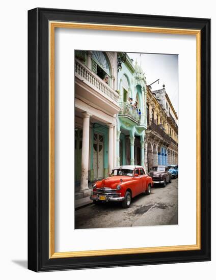 Classic American Car (Plymouth), Havana, Cuba-Jon Arnold-Framed Photographic Print