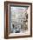 Classic American Car Taxi Driving Down Quiet Street in Havana Centro, Havana, Cuba-Lee Frost-Framed Photographic Print