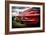 Classic American Muscle Car in Red-David Challinor-Framed Photographic Print