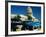 Classic American Taxi Cars Parked in Front of National Capital Building, Havana, Cuba-Martin Lladó-Framed Photographic Print