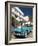 Classic Antique Thunderbird, Art Deco District, South Beach, Miami, Florida, USA-Richard Maschmeyer-Framed Photographic Print