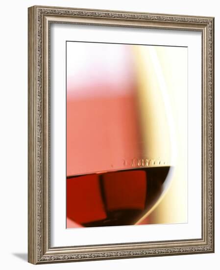 Classic Bordeaux Glass, 1/3 Full-Alexander Feig-Framed Photographic Print