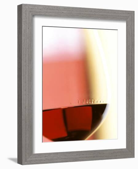 Classic Bordeaux Glass, 1/3 Full-Alexander Feig-Framed Photographic Print