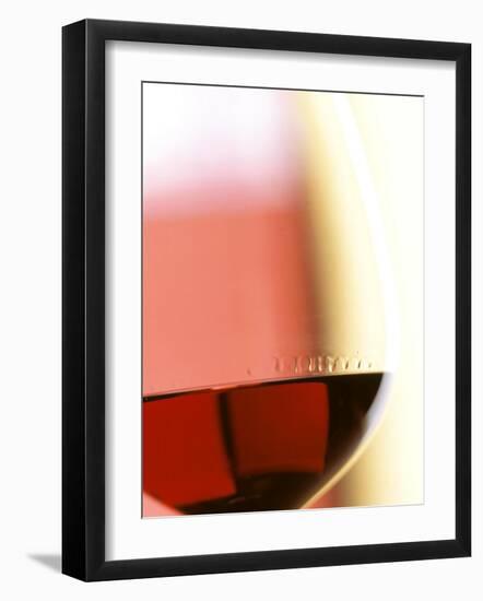 Classic Bordeaux Glass, 1/3 Full-Alexander Feig-Framed Photographic Print