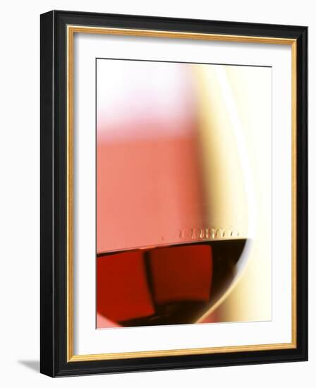 Classic Bordeaux Glass, 1/3 Full-Alexander Feig-Framed Photographic Print